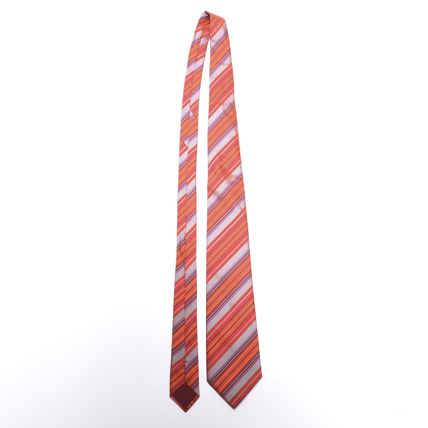 Silk Diagonal Stripe Neck Tie