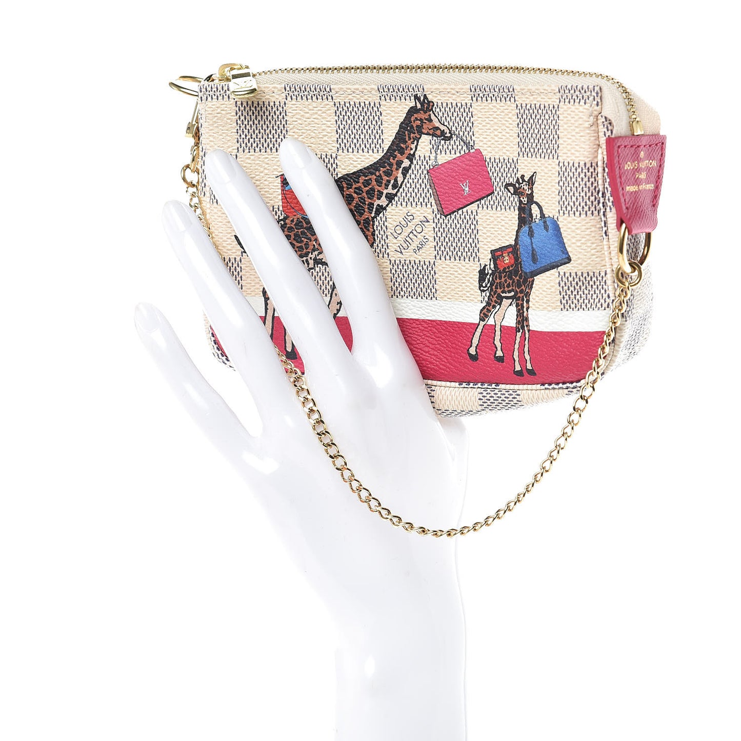 Damier Azur 2017 Christmas Animation Mini Pochette Accessories