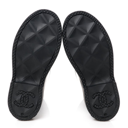 Chanel Caoutchouk CC High Boots 40 Black 5 of 9