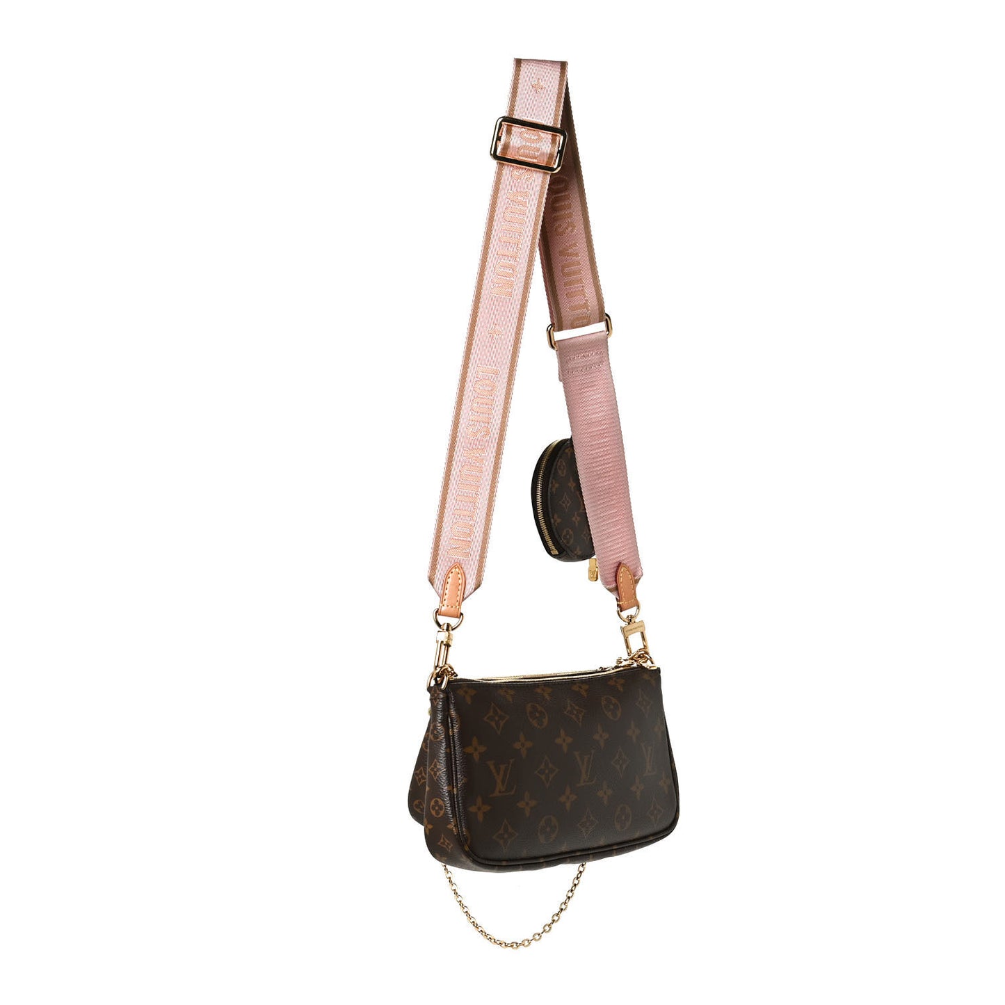 Monogram Multi Pochette Accessories Rose Clair