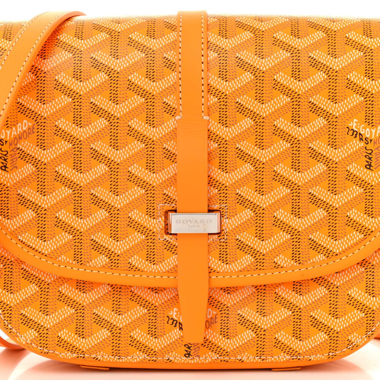 Goyard Goyardine Belvedere II PM Messenger Bag Yellow 7 of 9