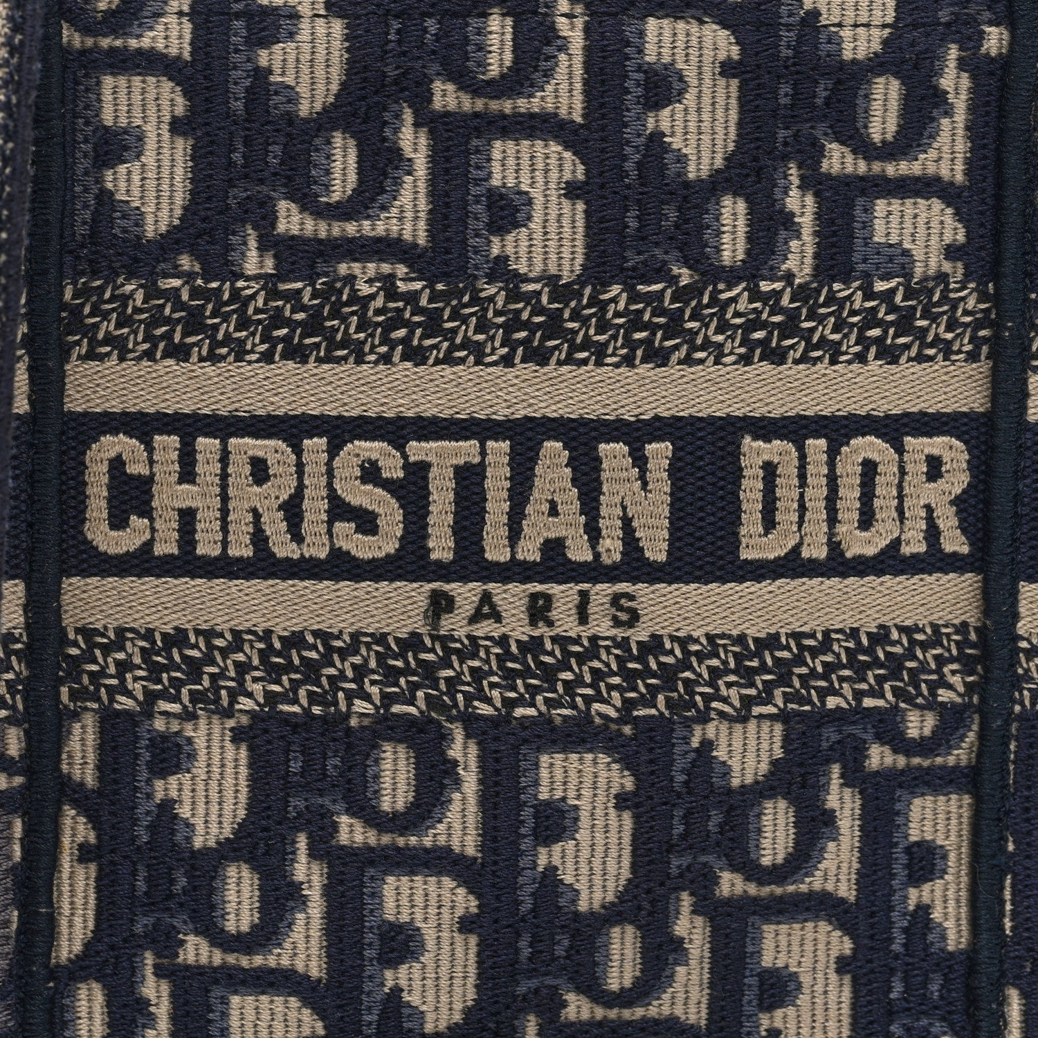 Christian Dior Oblique Mini Book Tote Phone Bag Blue 7 of 10