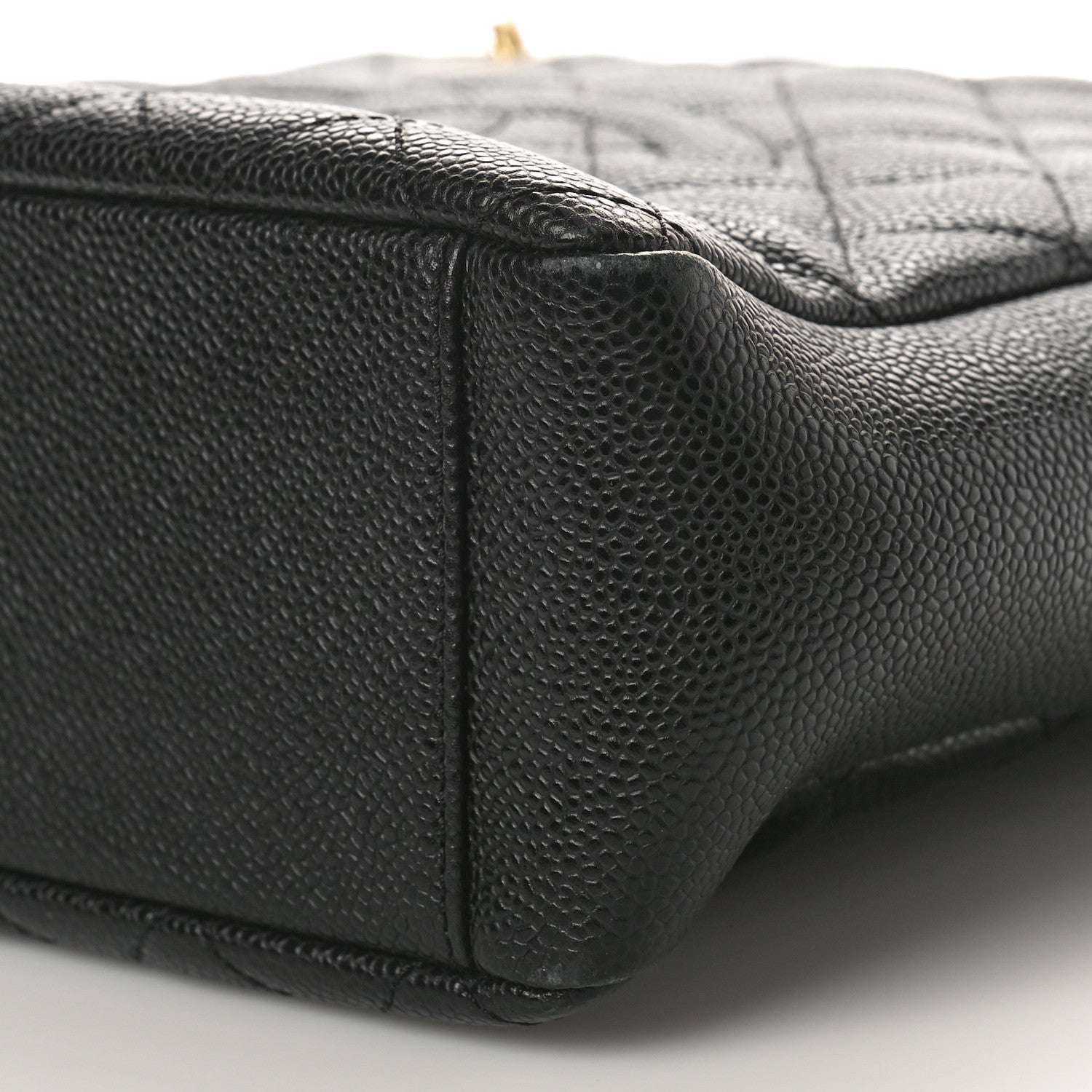 Chanel Caviar Quilted Petit Shopping Tote PST Black 10 of 10