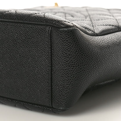 Chanel Caviar Quilted Petit Shopping Tote PST Black 10 of 10