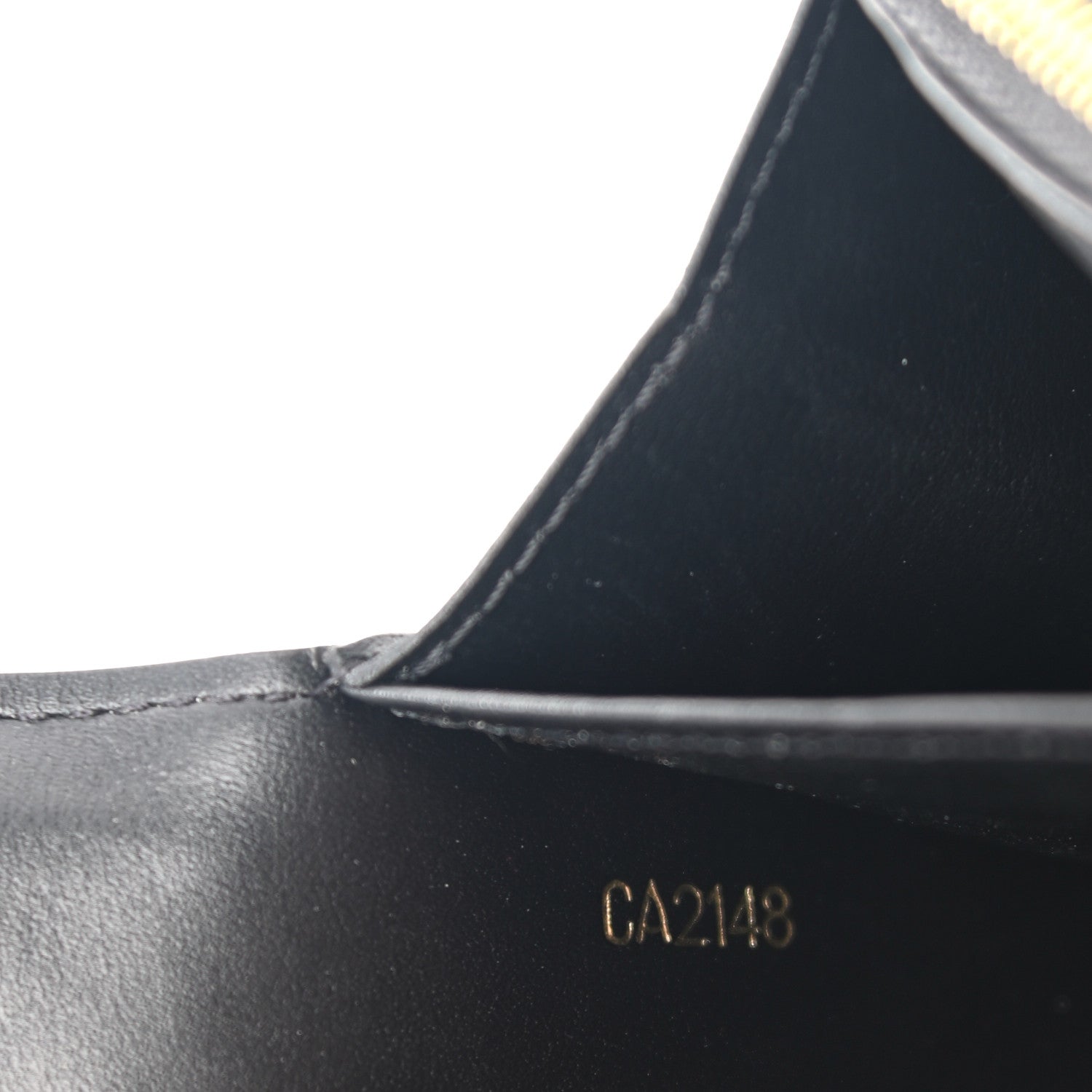 Louis Vuitton Monogram Flower Lock Long Wallet Black 7 of 10