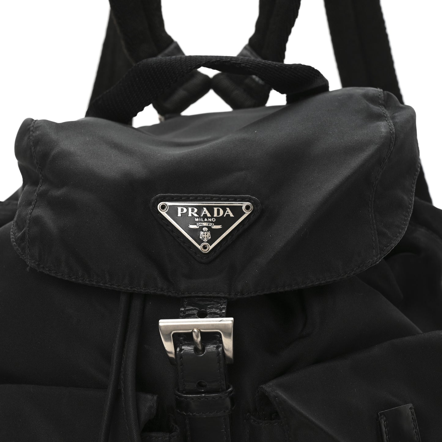 Tessuto Nylon Vela Small Backpack Black