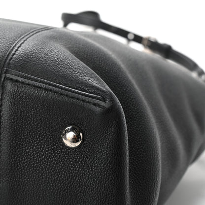 Louis Vuitton Veau Cachemire Soft Lockit MM Black 13 of 15
