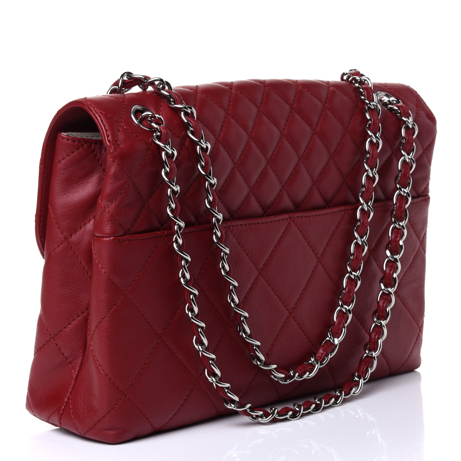 Chanel Calfskin Quilted In The Business Flap Bag Red 2 of 4