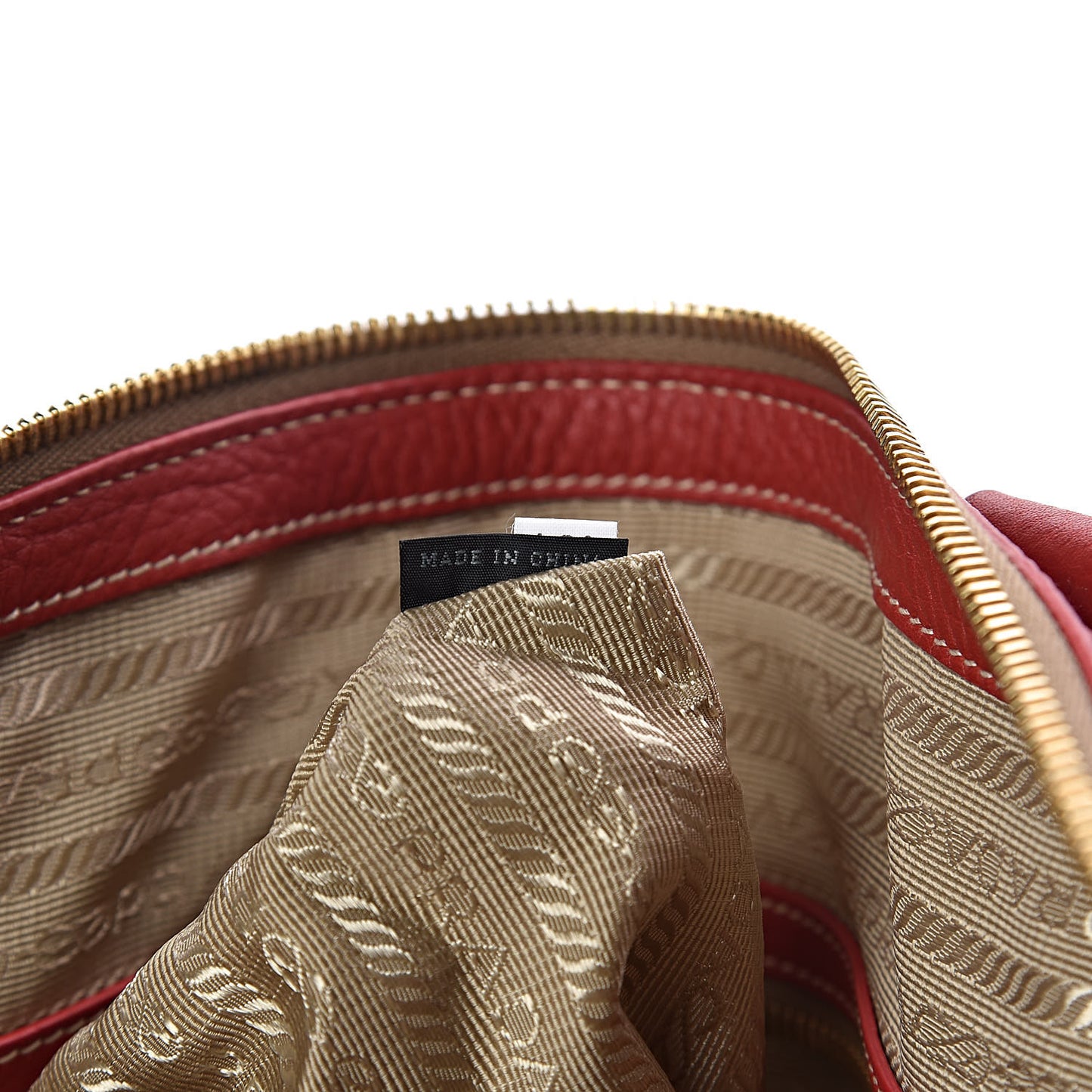 Vitello Daino Satchel Fuoco
