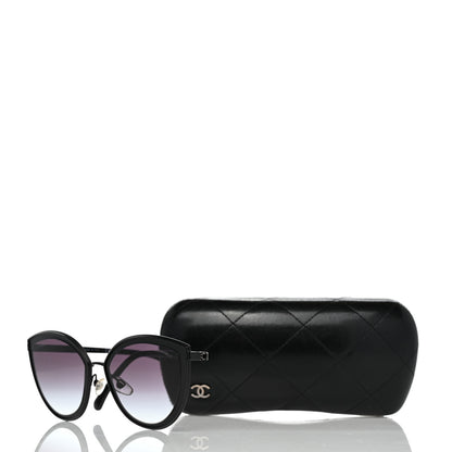 Chanel Cat Eye Sunglasses 4222 Black 8 of 8