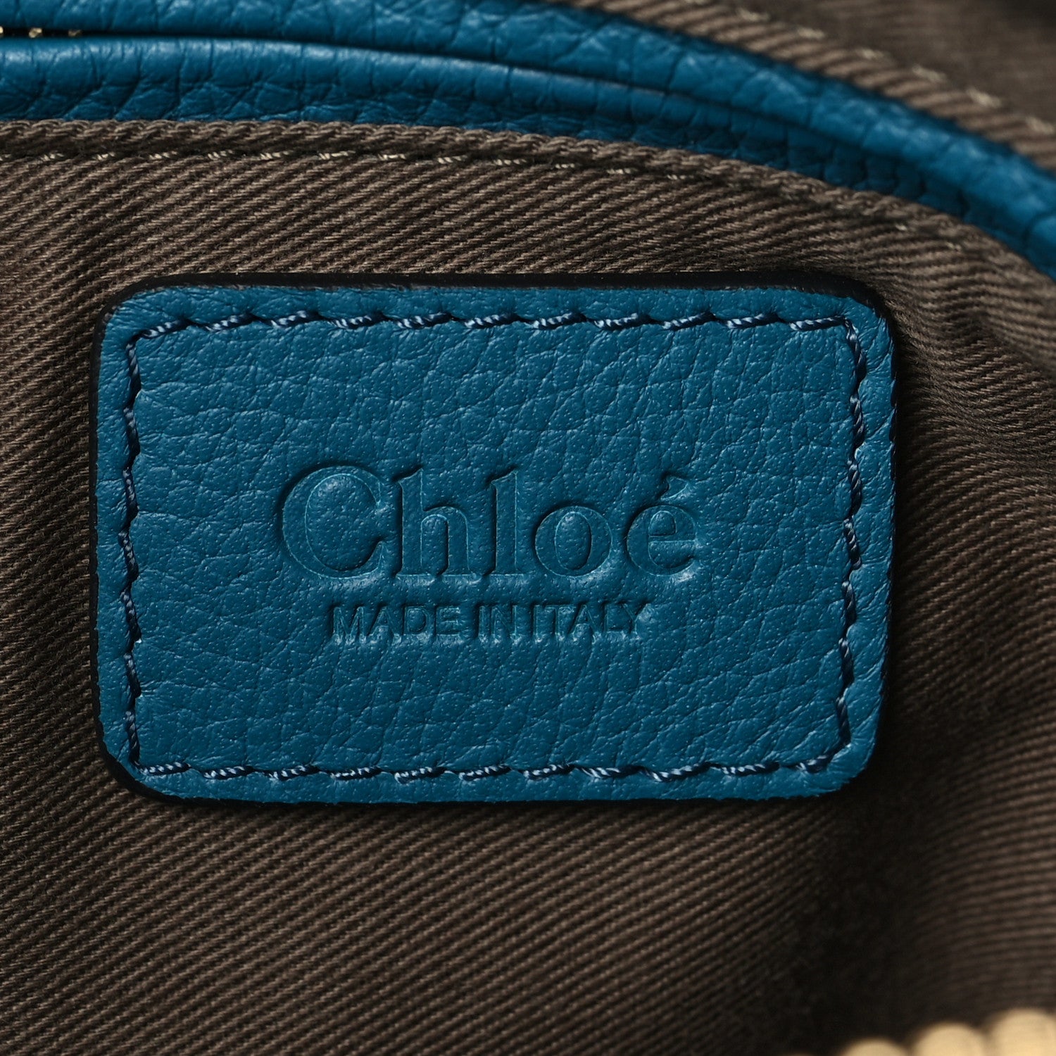 Chloe Calfskin Medium Marcie Satchel Laguna Blue 6 of 7