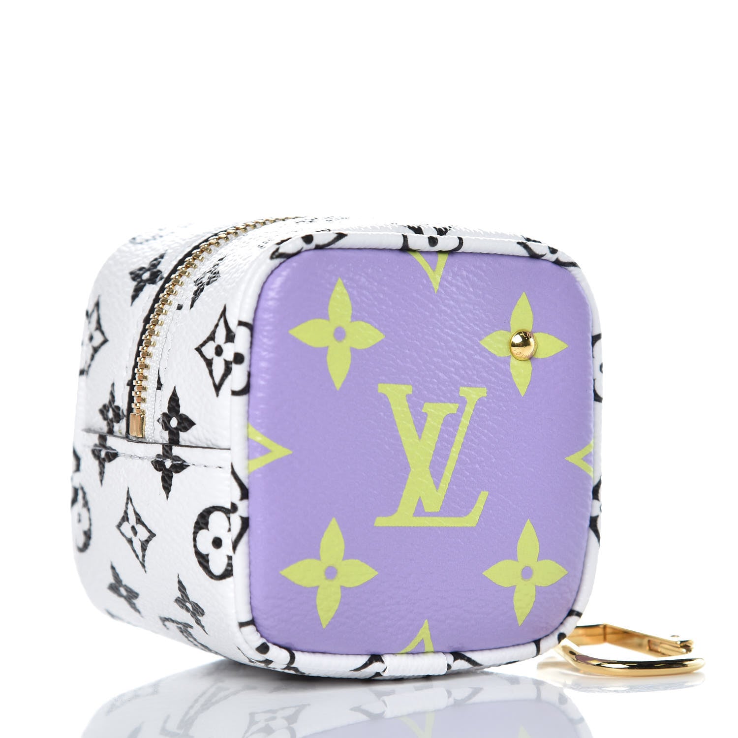 Louis Vuitton Monogram Giant Cube Coin Purse Pink 3 of 8