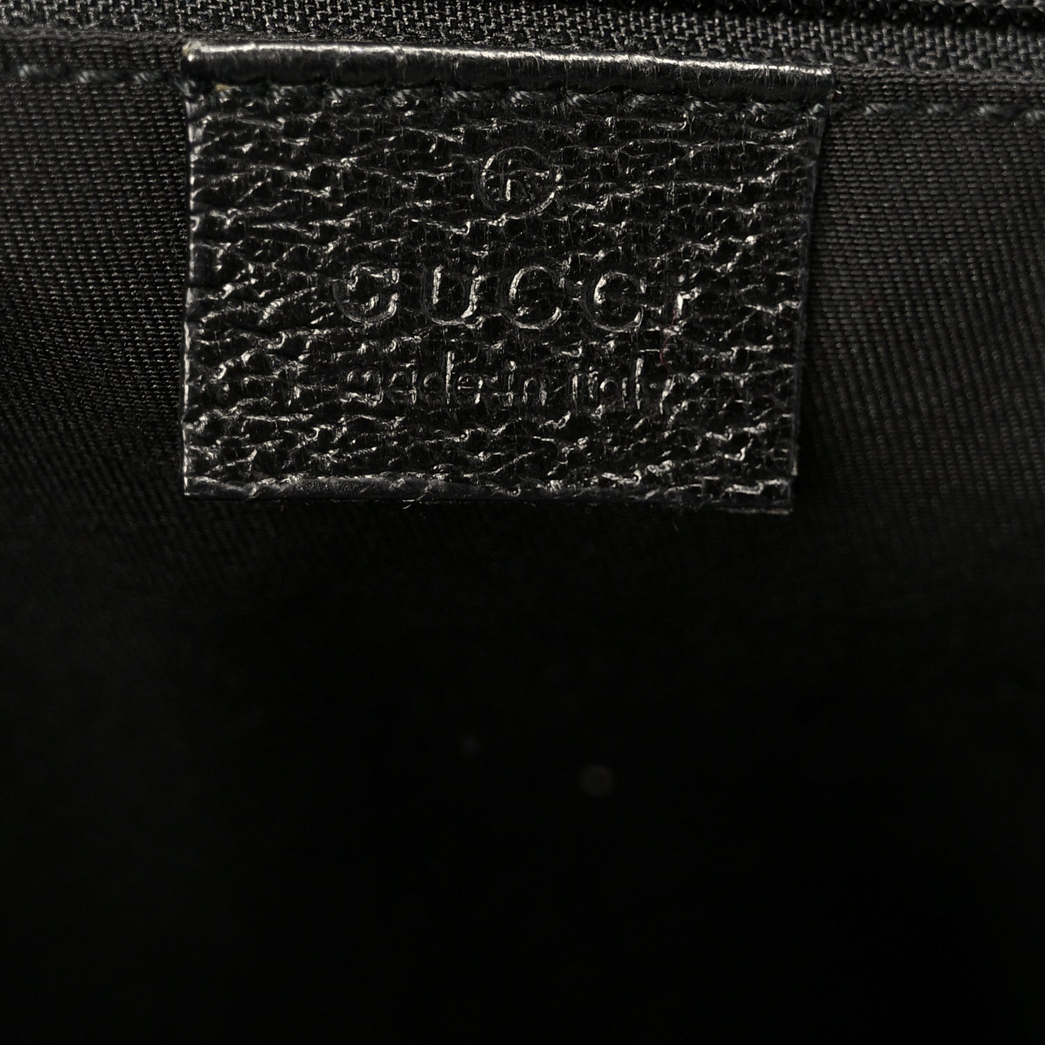 Gucci GG Monogram Medium Web Handle Double Pocket Tote Black 6 of 10