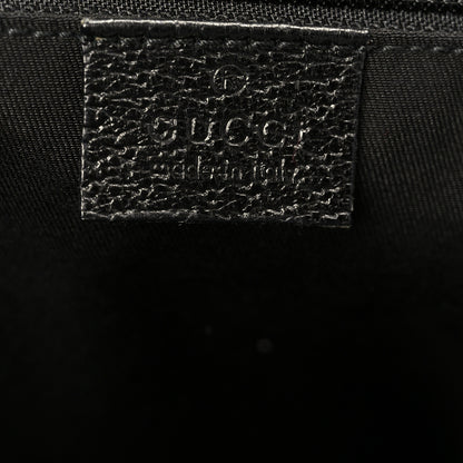 Gucci GG Monogram Medium Web Handle Double Pocket Tote Black 6 of 10