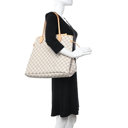 Louis Vuitton Damier Azur Neo Neverfull GM Rose Ballerine 3 of 7