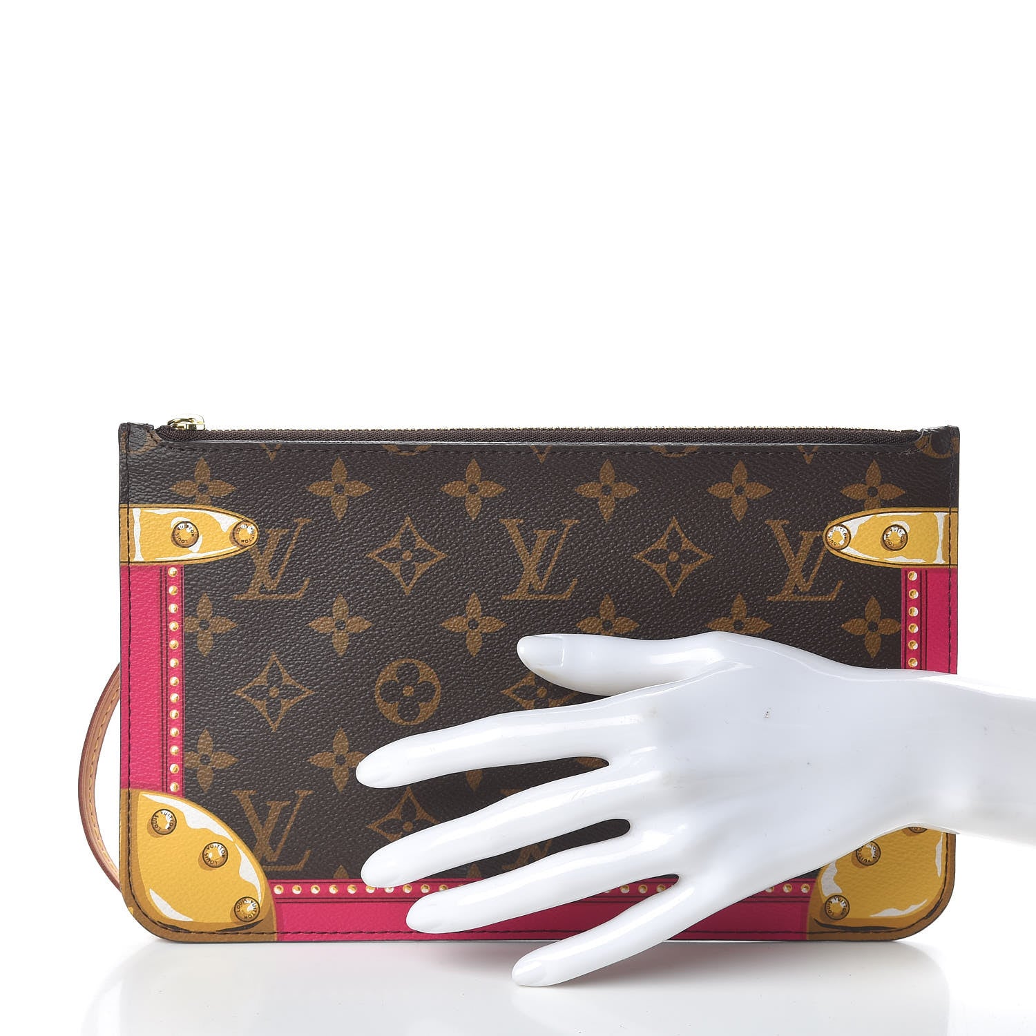 Louis Vuitton Monogram Summer Trunks MM GM Pochette 2 of 7