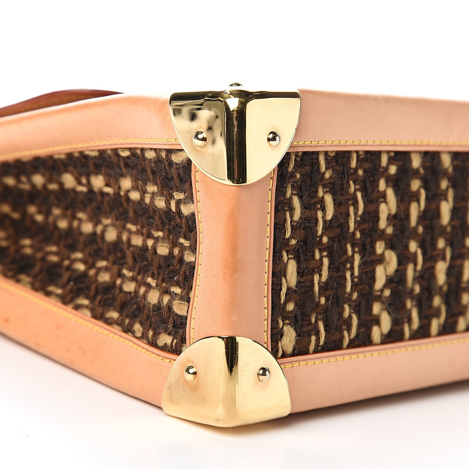 Louis Vuitton Monogram Ambre Tweedy Zip GM 17 of 19