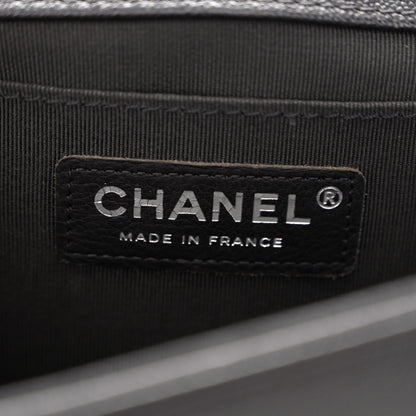 Chanel Caviar Quilted Medium Boy Flap Charcoal 11 of 19