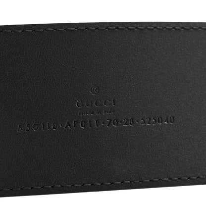 Gucci Calfskin Crystal Double G 55mm Belt 70 28 Black 5 of 6