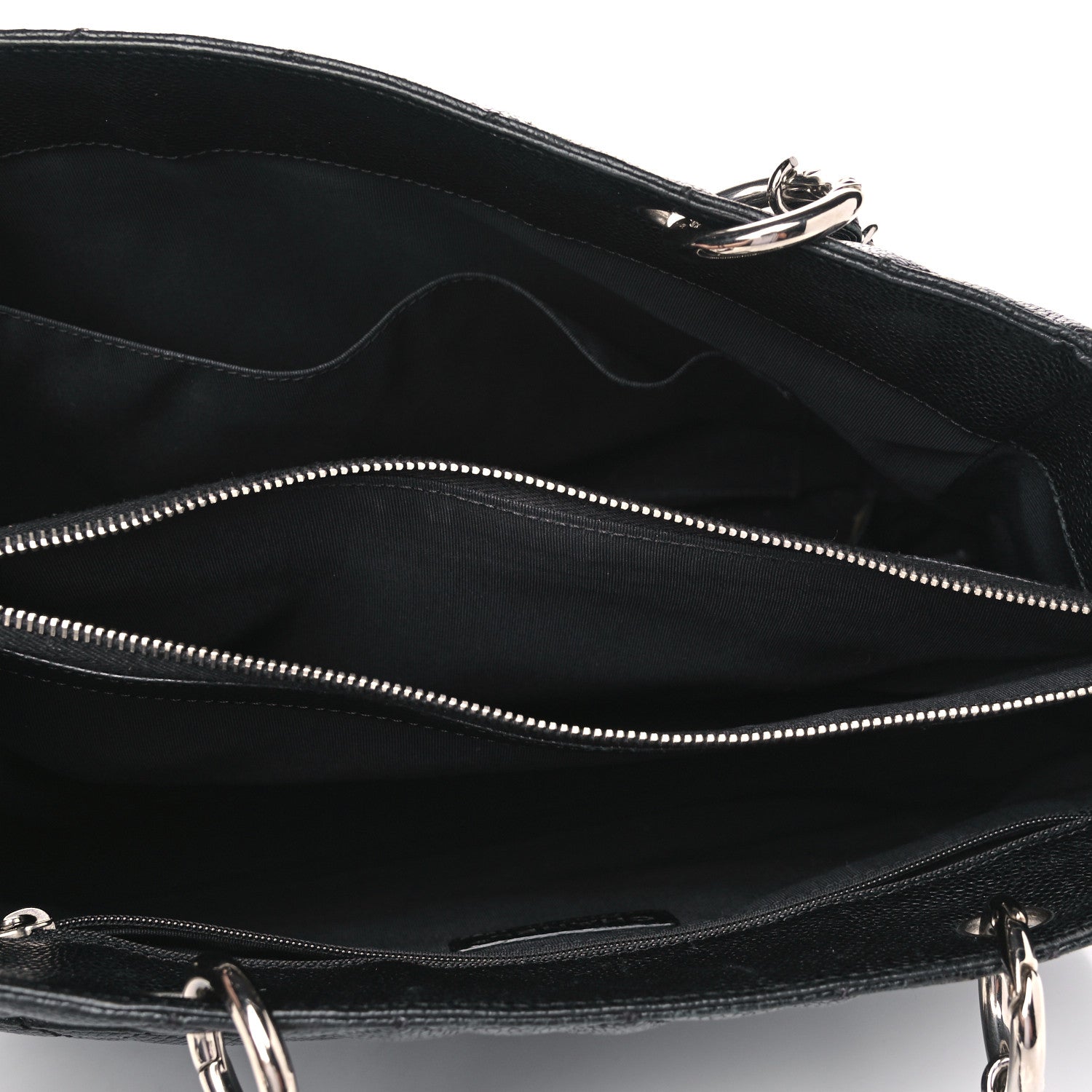 Chanel Caviar Quilted Grand Shopping Tote GST Black 4 of 10