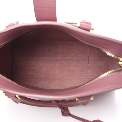 Saint Laurent Calfskin Small Monogram Cabas Vieux Rose 6 of 11
