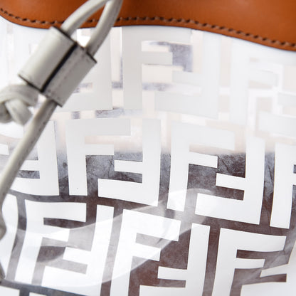 Fendi TPU FF Vitello Aura F is Fendi Grande Mon Tresor Bucket Bag White Cuoio 12 of 12