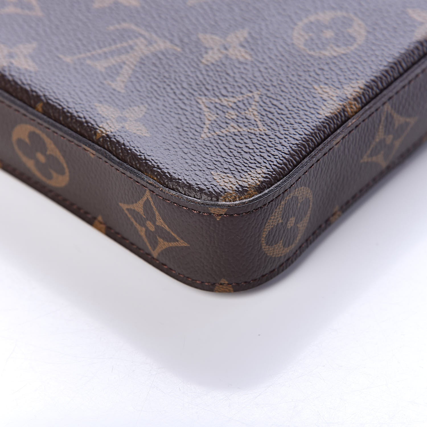 Louis Vuitton Monogram Pochette Felicie Chain Wallet Fuchsia 11 of 12