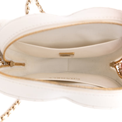 Chanel Lambskin Quilted CC In Love Heart Bag White 5 of 11