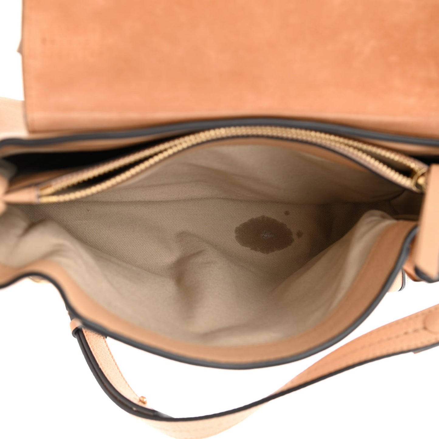 Calfskin Small Faye Day Shoulder Bag Blush Nude