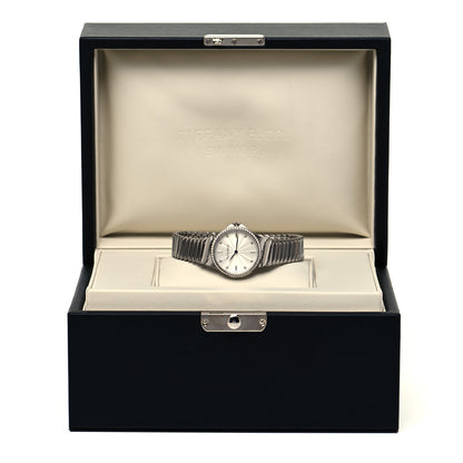 Tiffany Stainless Steel Diamond Bezel 28mm Metro 2-Hand Quartz Watch 5 of 5