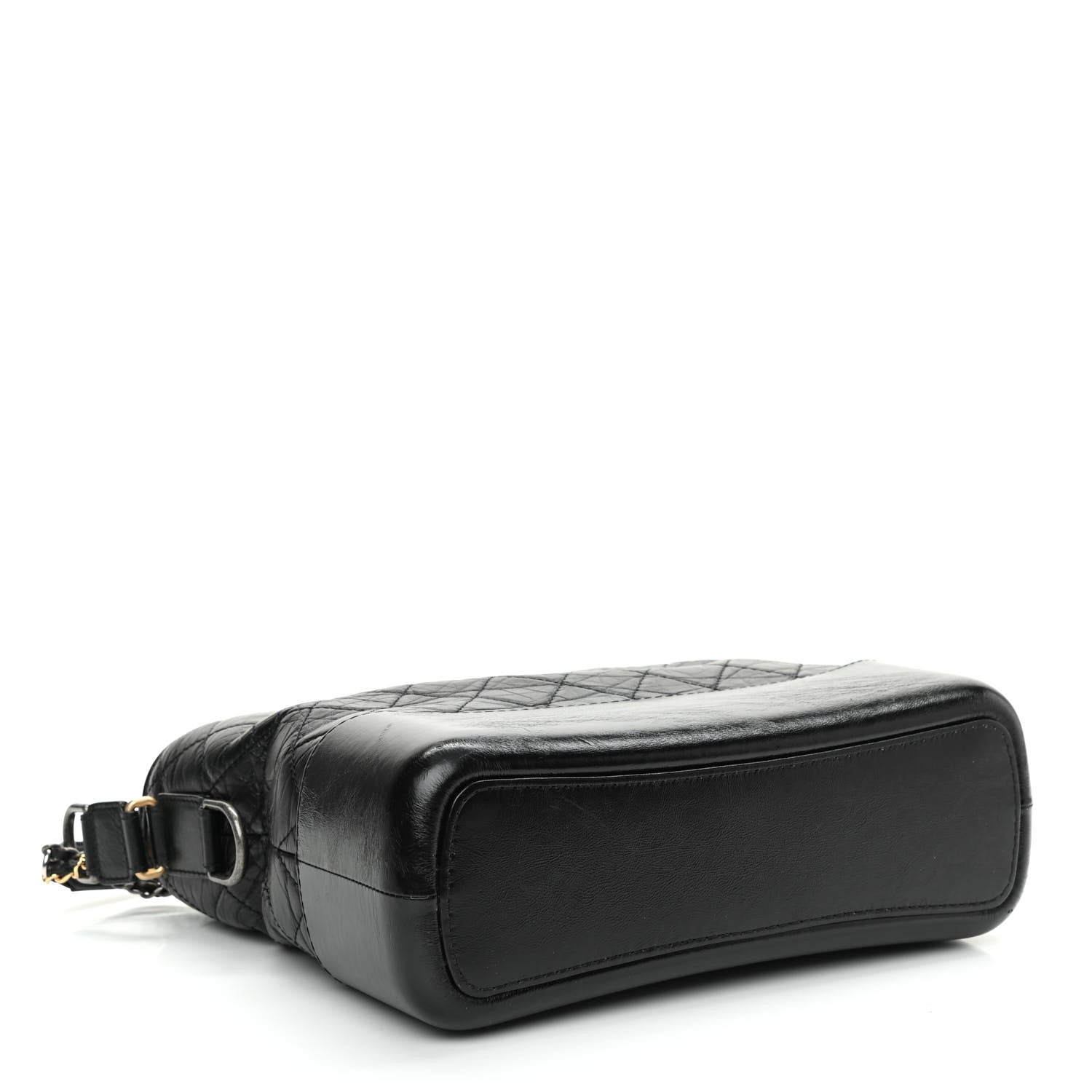 Chanel Aged Calfskin Quilted Medium Gabrielle Hobo Black 4 of 10