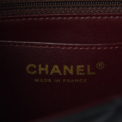 Chanel Lambskin Quilted Mini Rectangular Flap Black 8 of 10