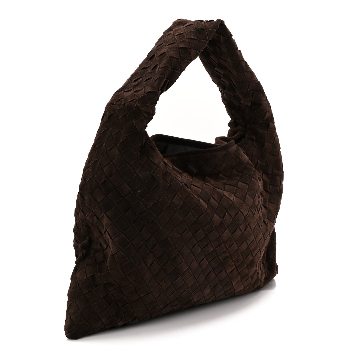 Suede Intrecciato Small Hop Fondant