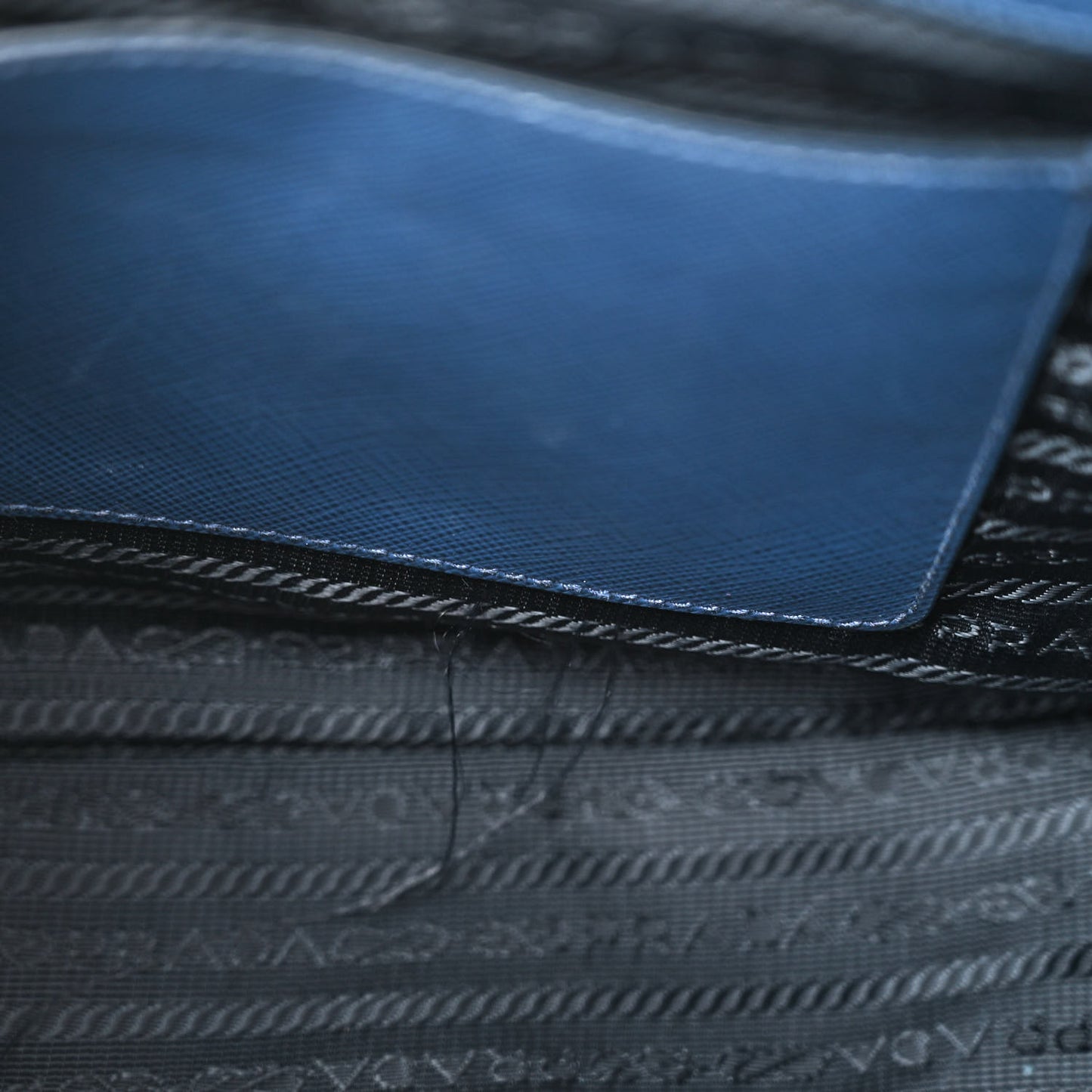 Saffiano Small Galleria Double Zip Tote Bluette