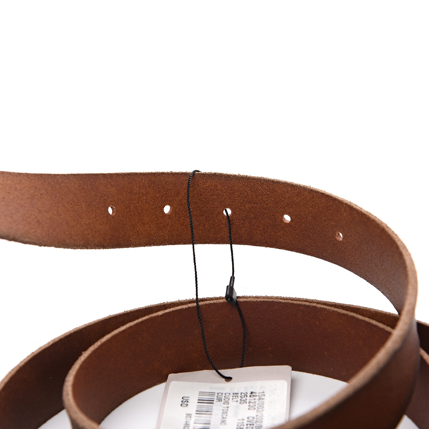 Gucci Calfskin Brass Feline Buckle Belt 115 46 Toscano 3 of 5