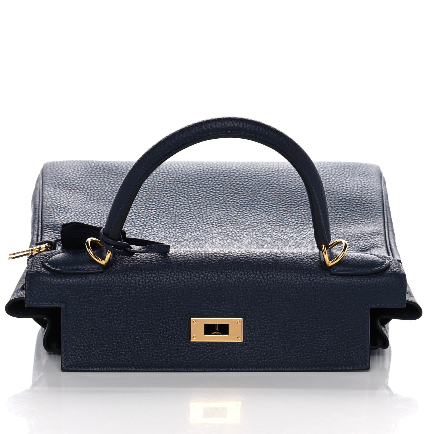 Hermes Togo Kelly Retourne 28 Bleu Nuit 20 of 39
