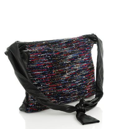 Chanel Tweed Lambskin Large Girl Bag Multicolor Black 3 of 7
