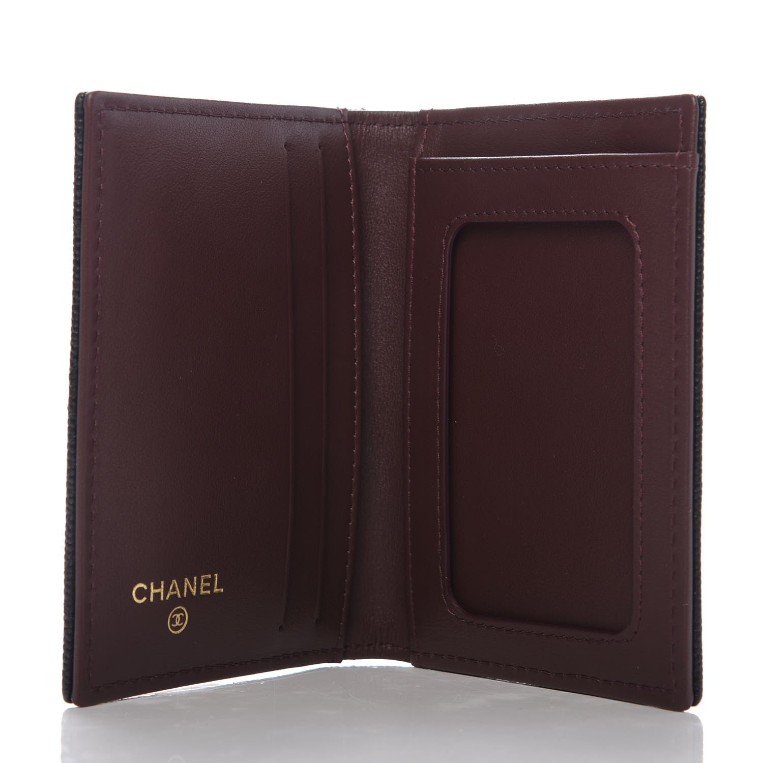 Chanel Caviar Quilted Card Holder Wallet Black 5 of 8