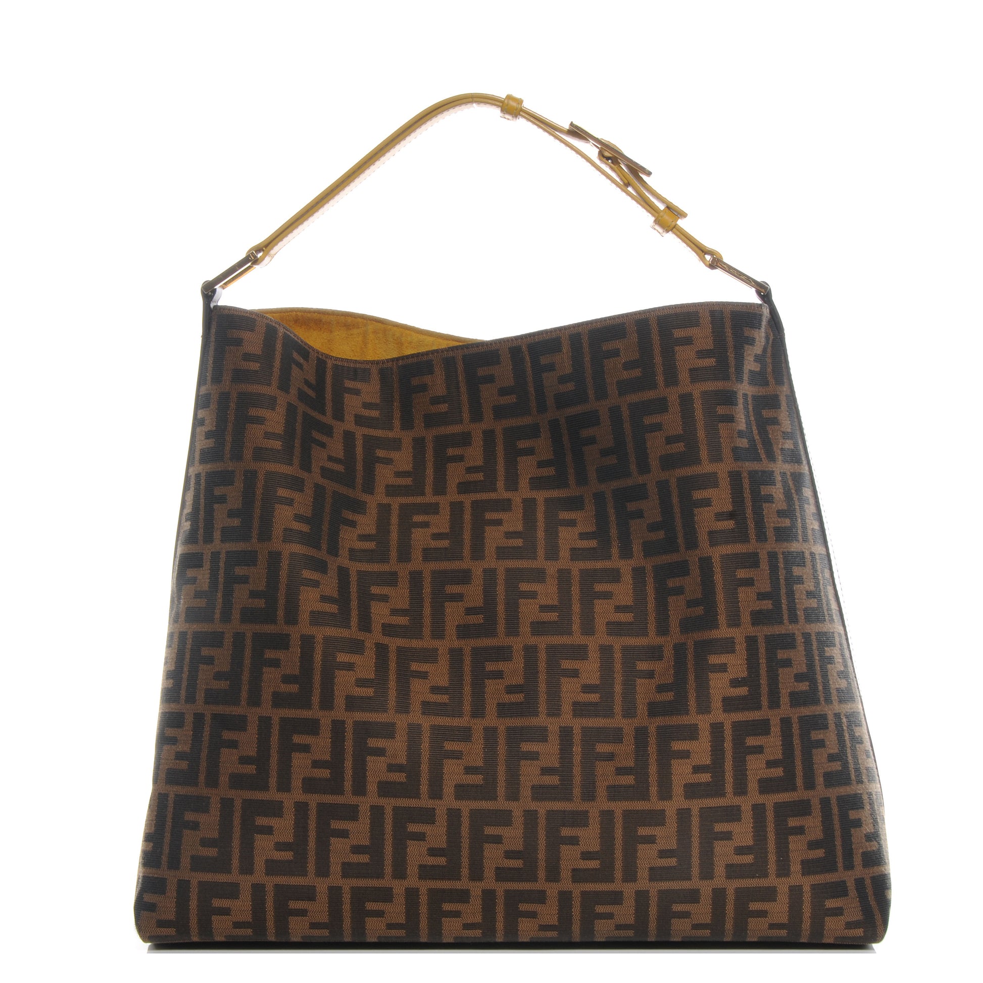 Fendi Zucca Large Hobo Tobacco 1 of 11