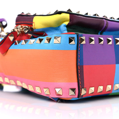 Valentino Garavani Calfskin 1973 Mini Rockstud Backpack Multicolor 7 of 12