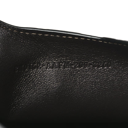 Fendi Vitello Soft F is Fendi Bi-Color FF 1974 Embossed Envelope Pouch Maya Black 7 of 11