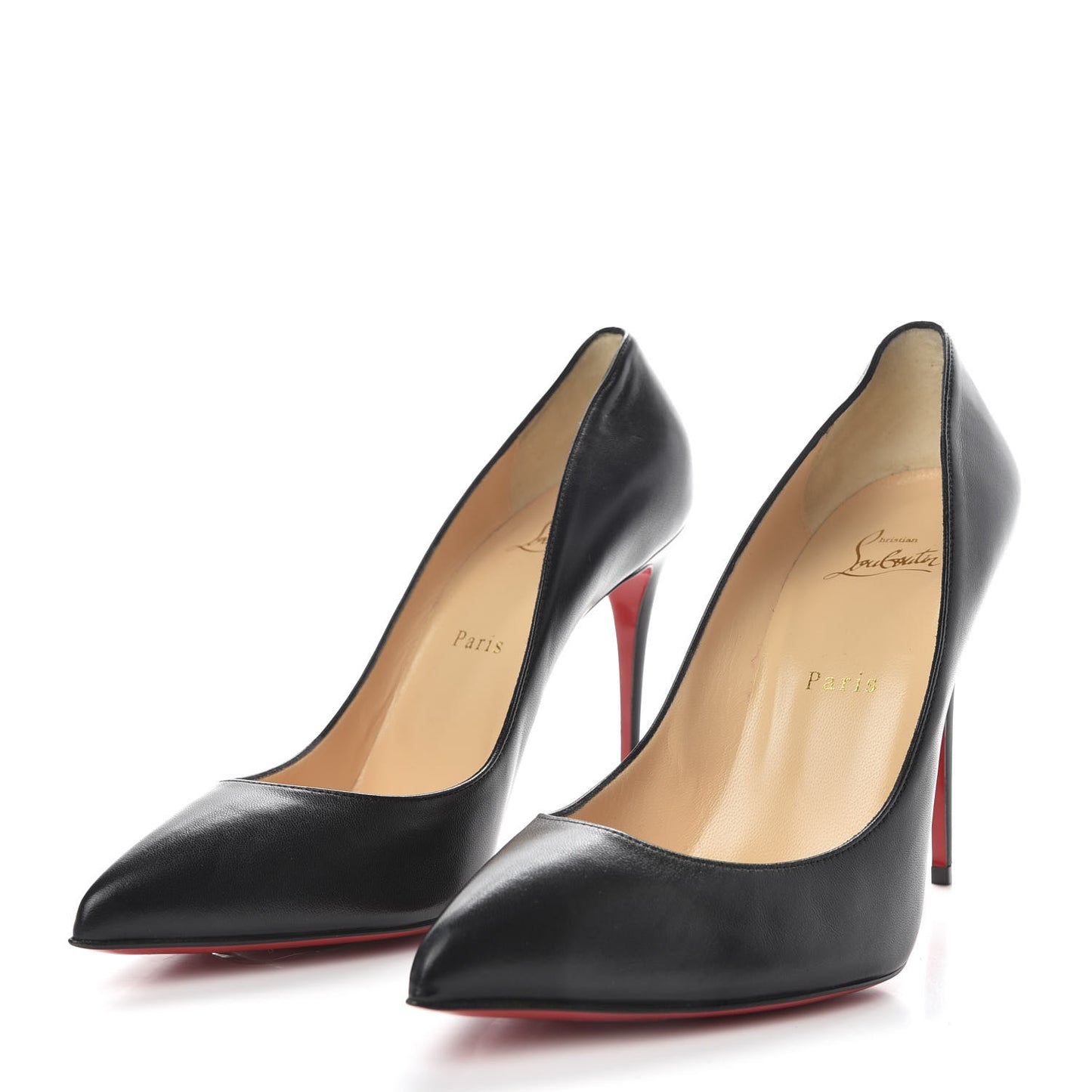 Shiny Nappa Pigalle Follies 100 Pumps 39.5 Black