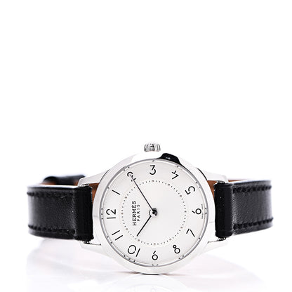 Hermes Stainless Steel Box 25mm Slim d'Hermes Quartz Watch Noir 3 of 9