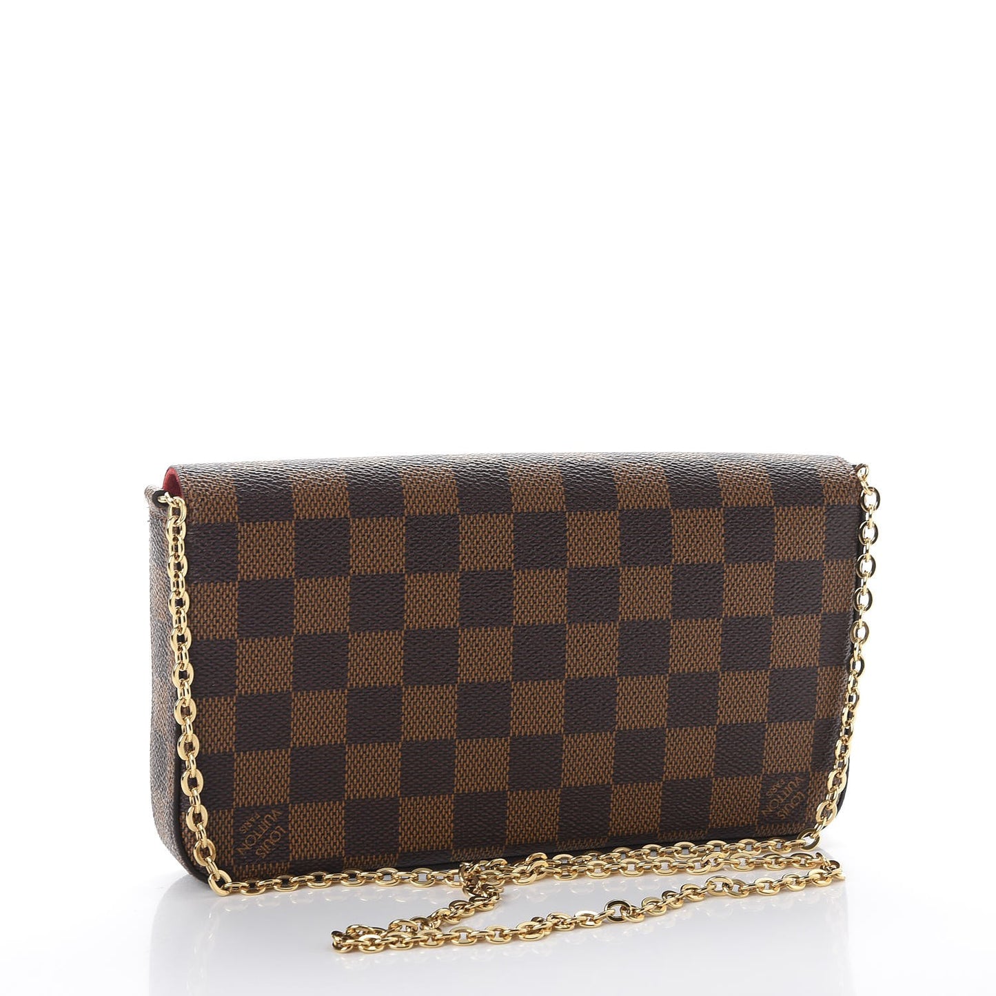 Damier Ebene Pochette Felicie Chain Wallet