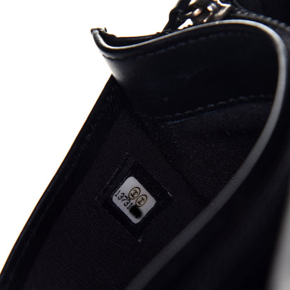 Chanel Patent Quilted Brilliant Yen Wallet Black 8 of 8