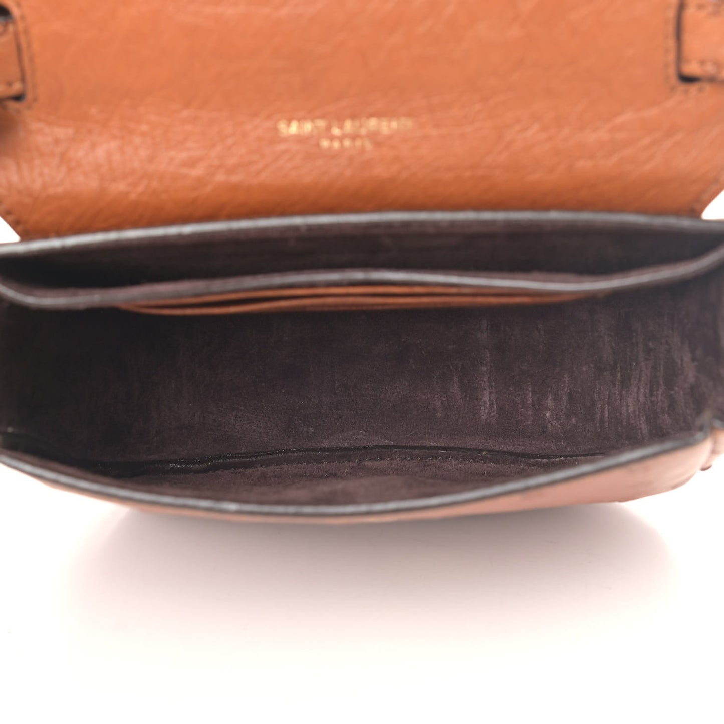 Ostrich Mini Classic Monogram Kaia Satchel Brick