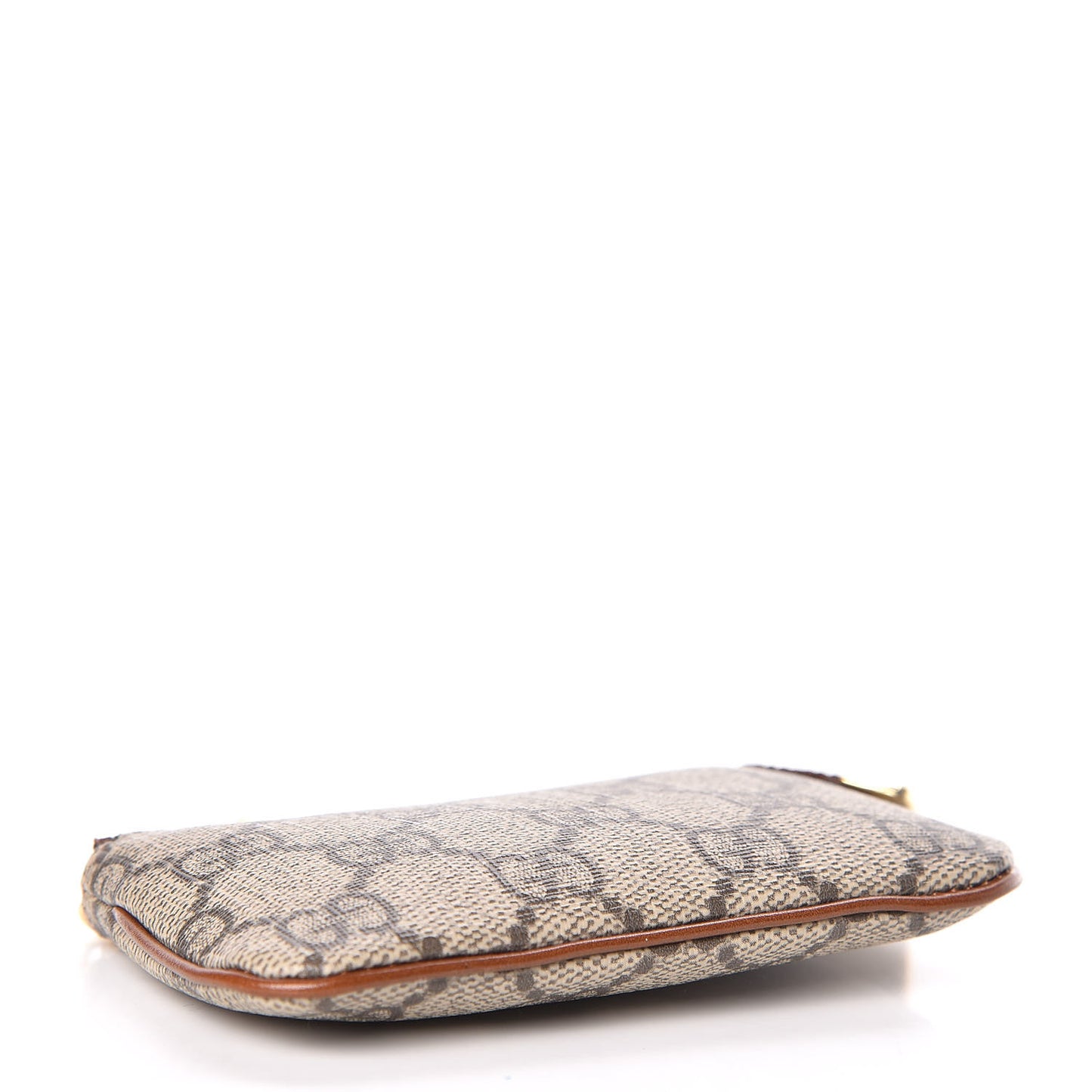 GG Supreme Monogram Key Case Brown