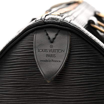 Louis Vuitton Epi Speedy 25 Black 9 of 11