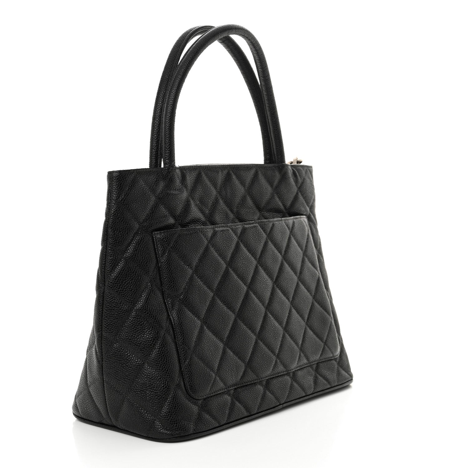 Chanel Caviar Quilted Medallion Tote Black 3 of 17