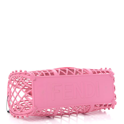 Fendi Recycled Plastic Vitello Liberty Matte Small Fendi Basket Rosa 4 of 10